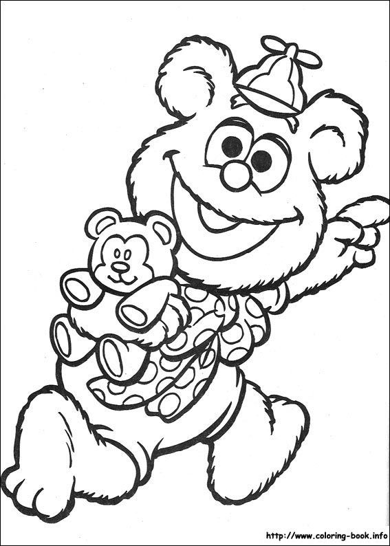 Muppet Babies Coloring Pages Printable