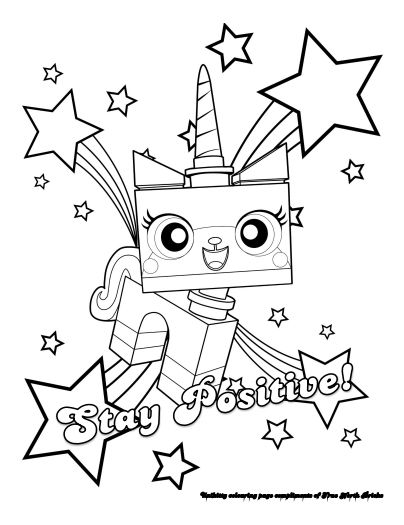 Angry Unikitty Coloring Pages