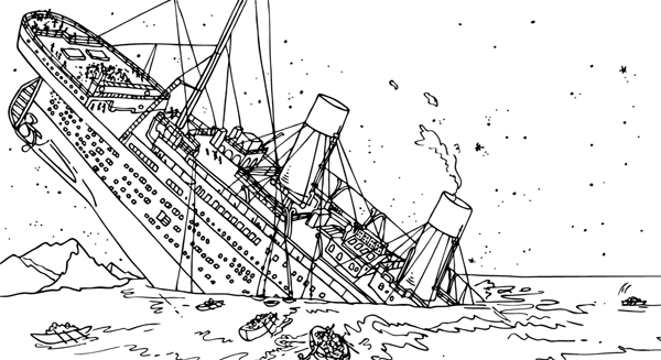 Titanic Coloring Pages Online
