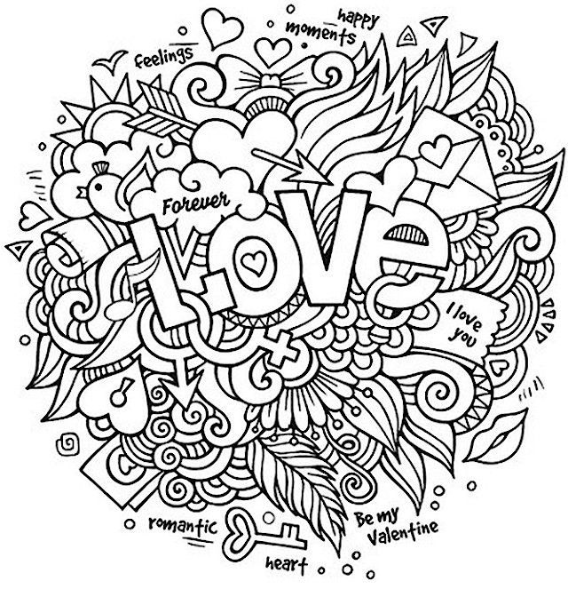 Valentines Day Coloring Pages For Adults