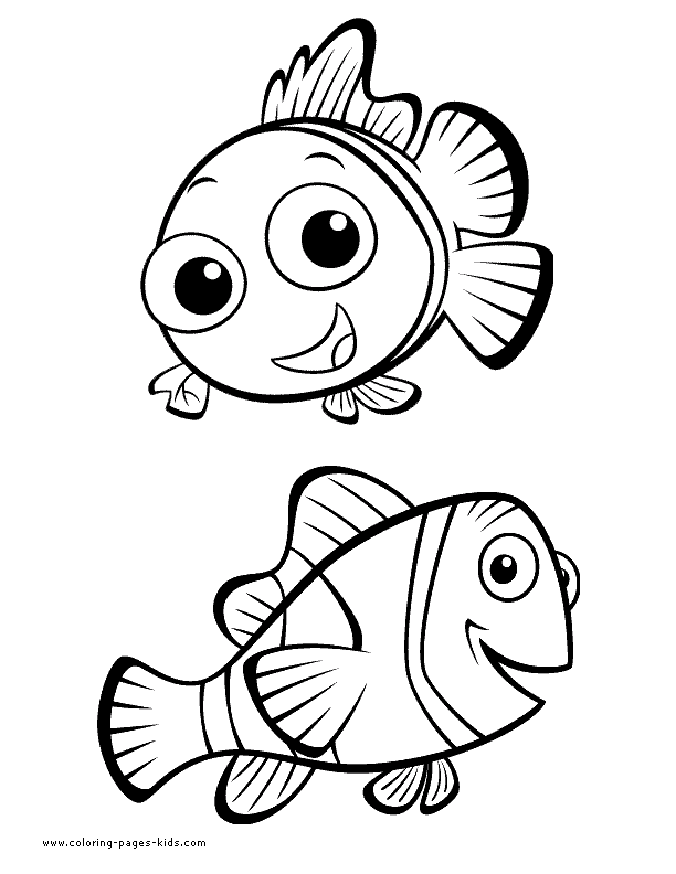 Finding Nemo Coloring Pages Free