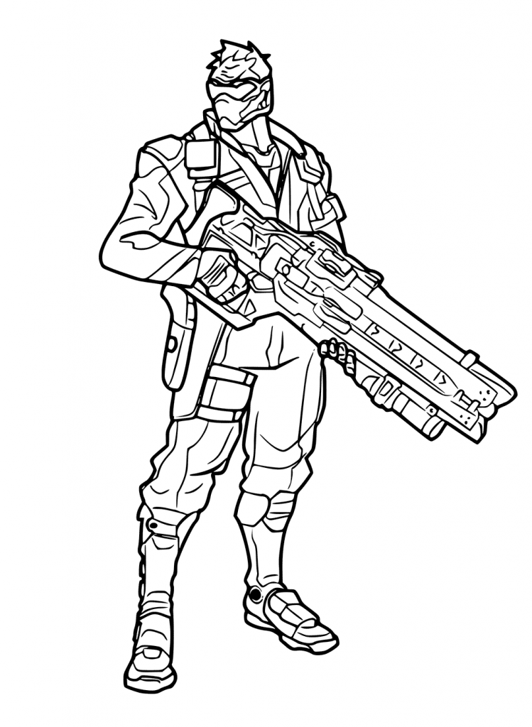Overwatch Coloring Pages