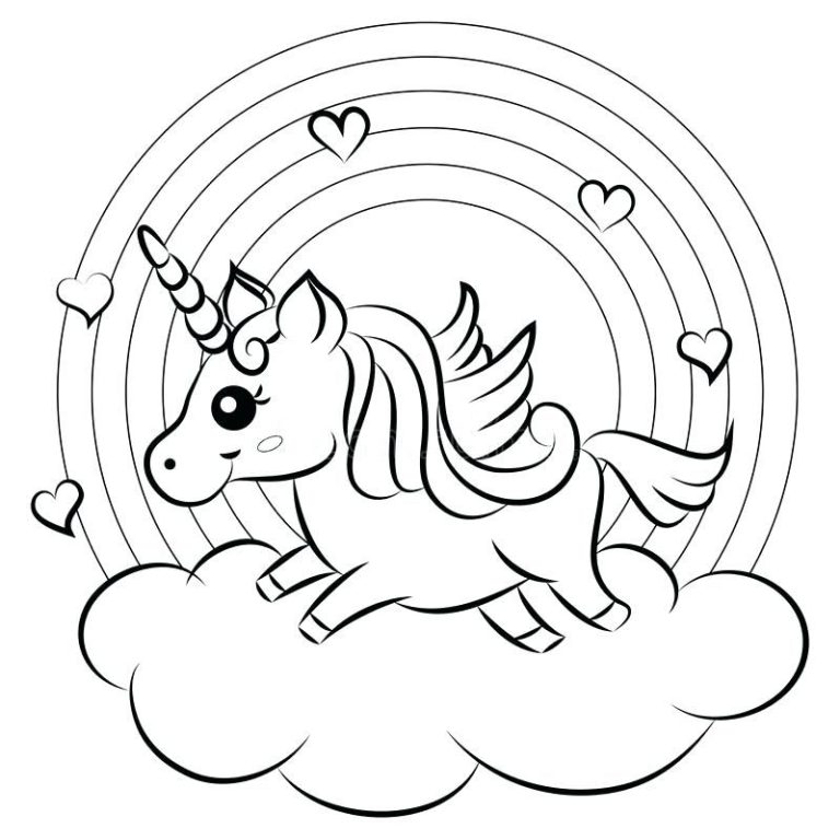 Coloring Sheet Free Printable Unicorn Coloring Pages