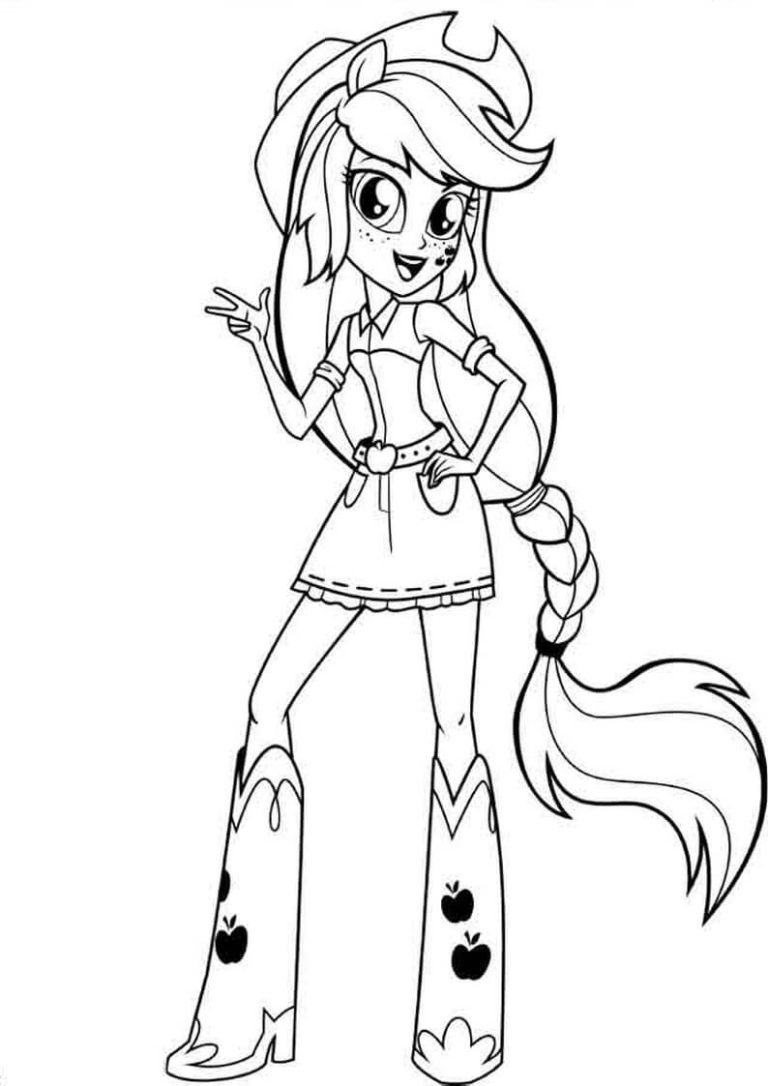 Equestria Girls Coloring Pages Printable