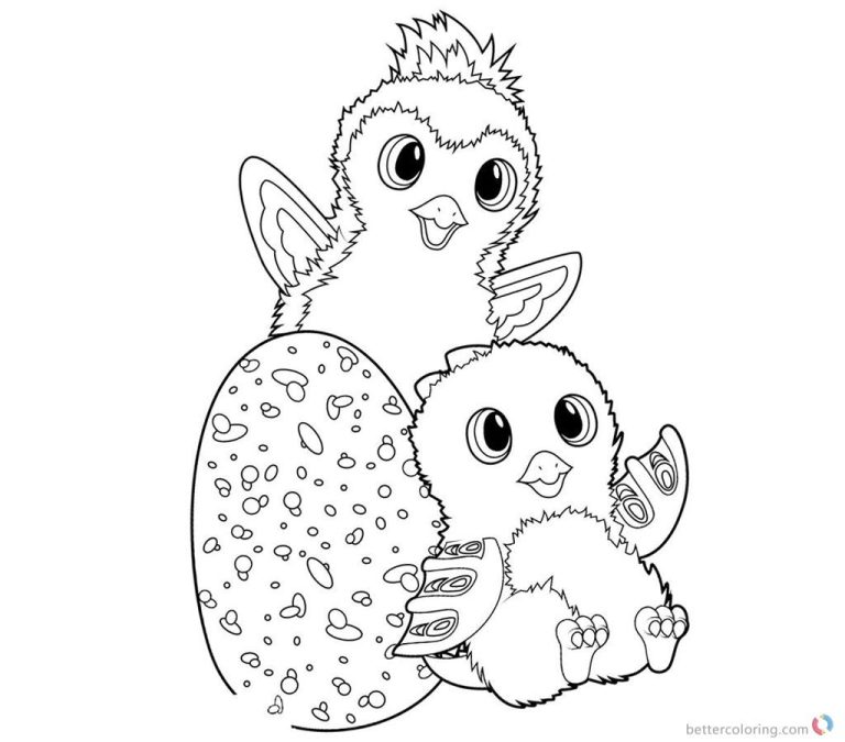 Colleggtibles Hatchimal Coloring Pages