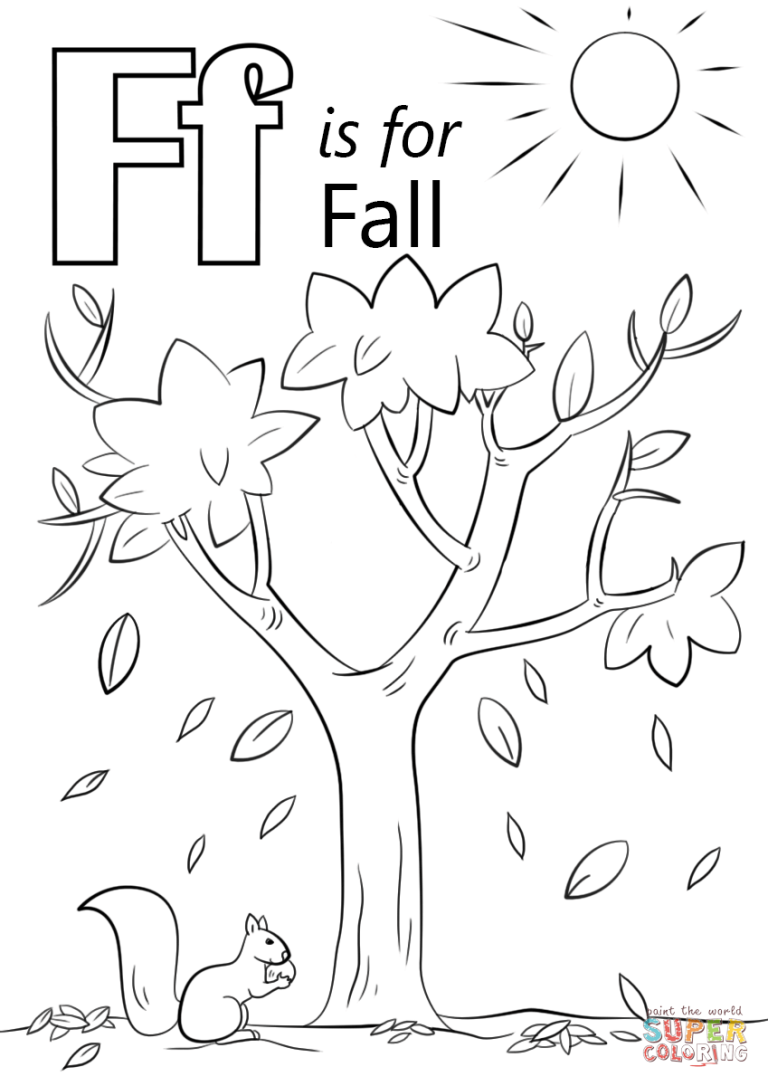 Free Printable Coloring Sheets For Fall