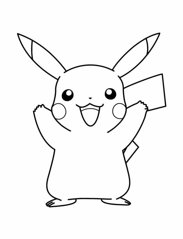 Pikachu Coloring Pictures