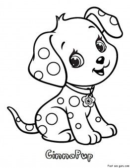 Strawberry Shortcake Coloring Pages Pets