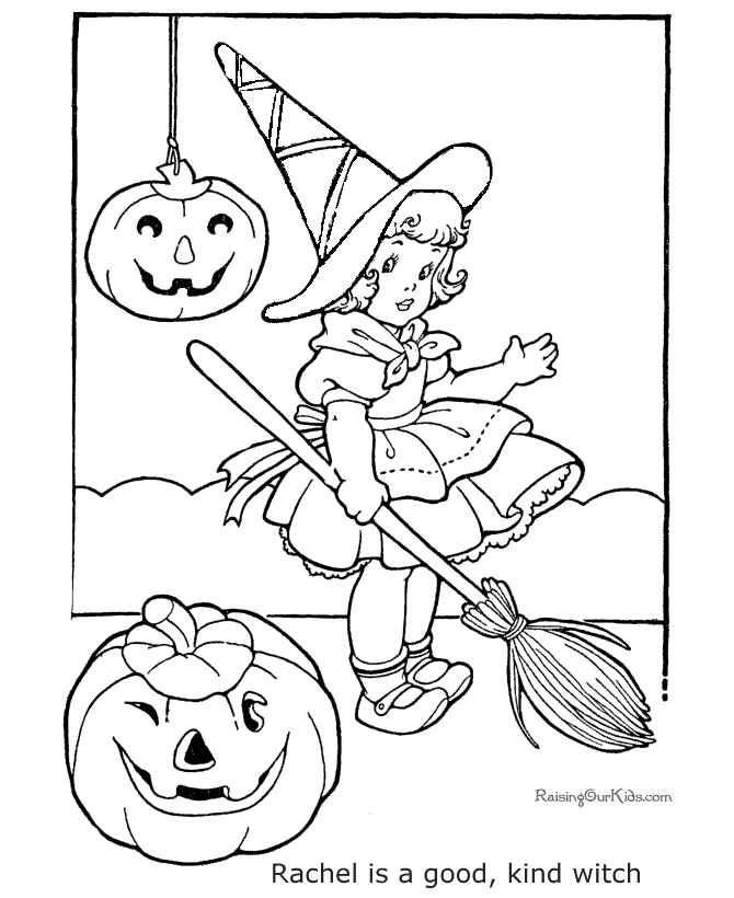 Detailed Coloring Pages Halloween
