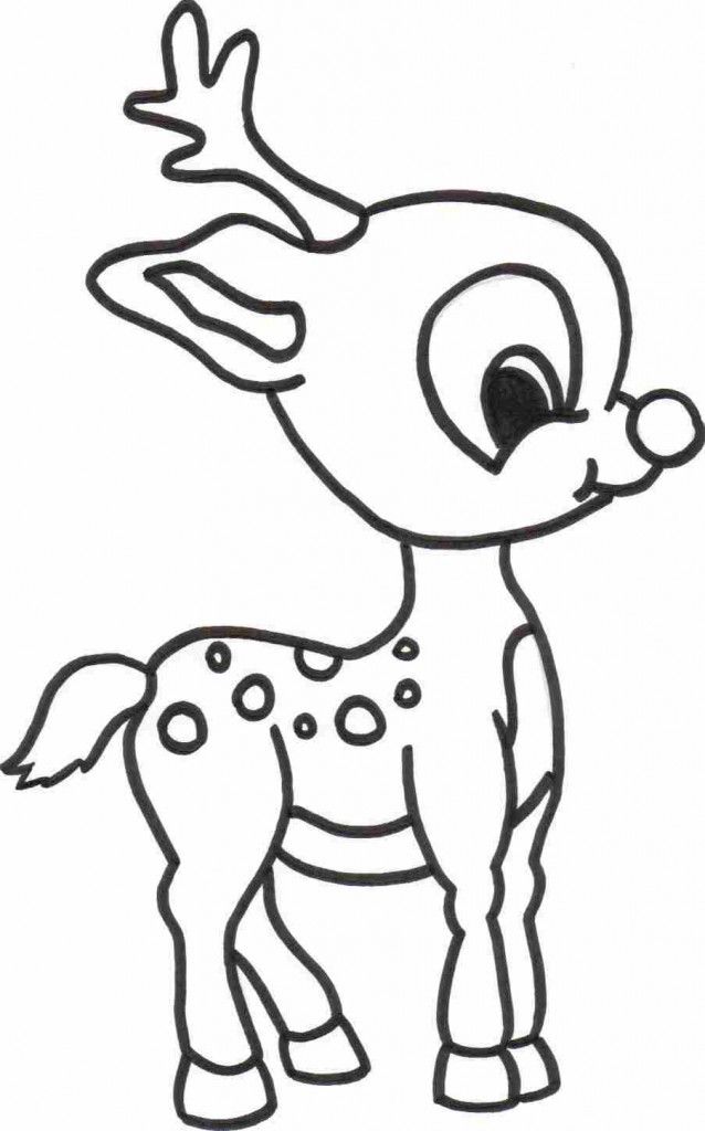 Rudolph And Clarice Coloring Pages