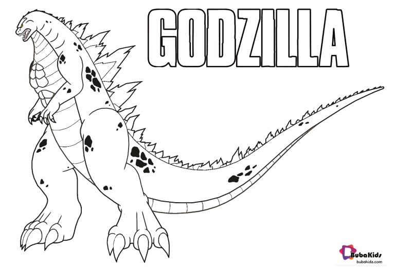 Godzilla Coloring Pages Free