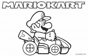 Mario Kart Coloring Pages Yoshi