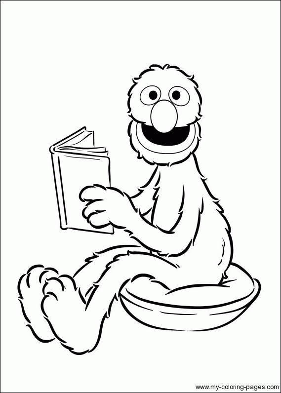 Sesame Street Coloring Pages Grover