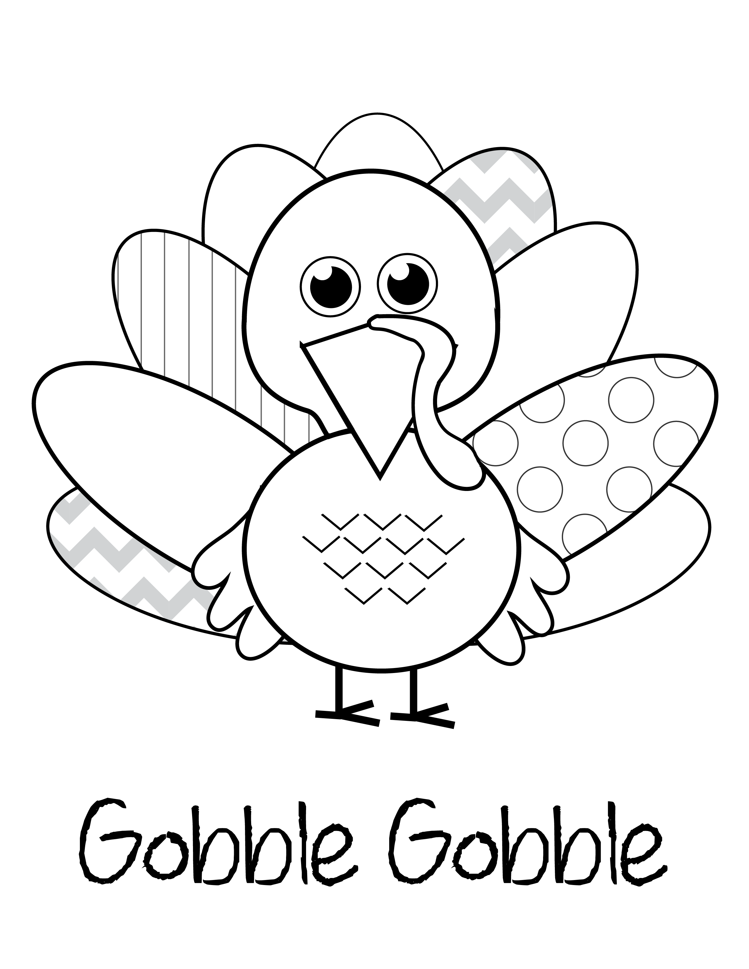 Thanksgiving Coloring Sheets For Preschoolers
