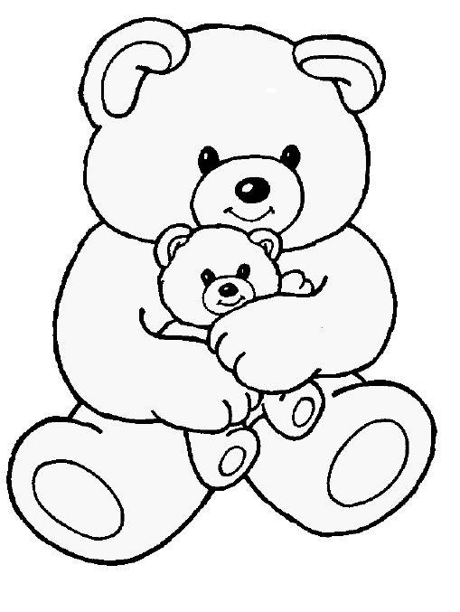 Coloring Sheet Teddy Bear Coloring Pages