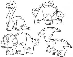 Baby Dinosaur Pictures To Color