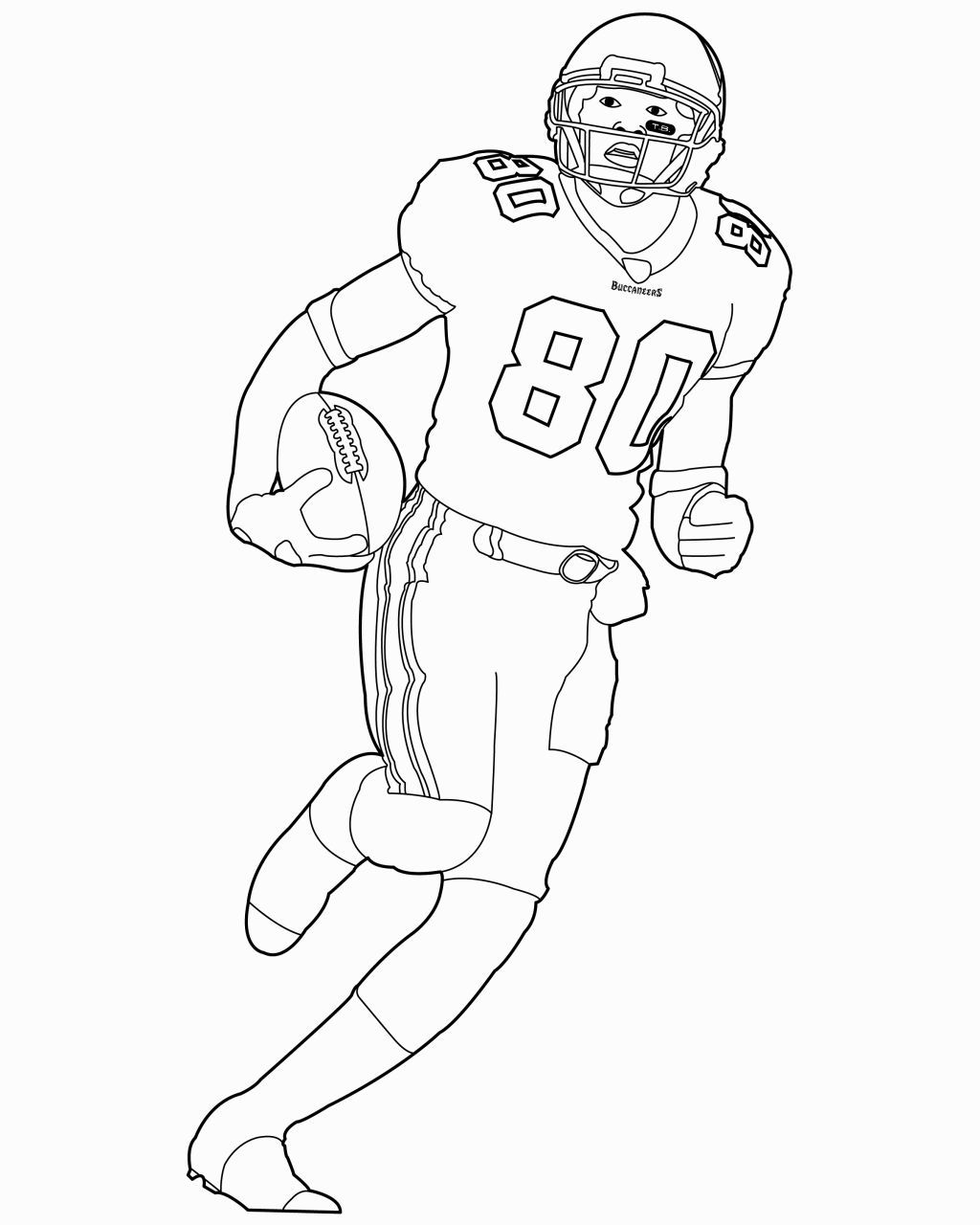 Football Coloring Pages Nfl