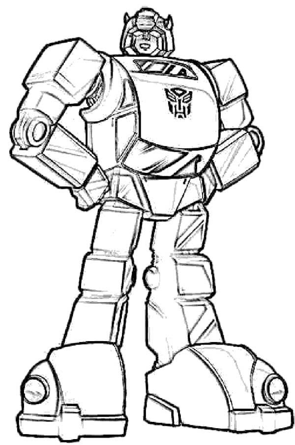 Optimus Prime Bumblebee Coloring Pages