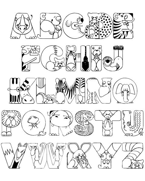 Coloring Letters