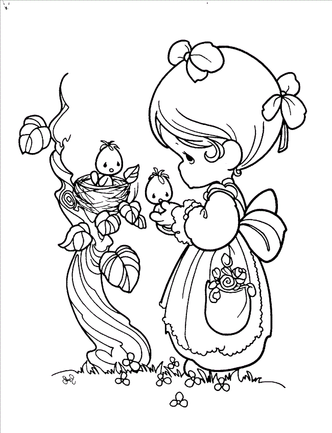 Precious Moments Coloring Pages Halloween
