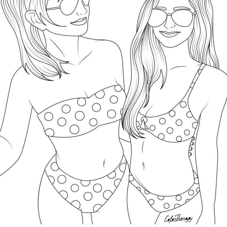Bff Coloring Pages Of People