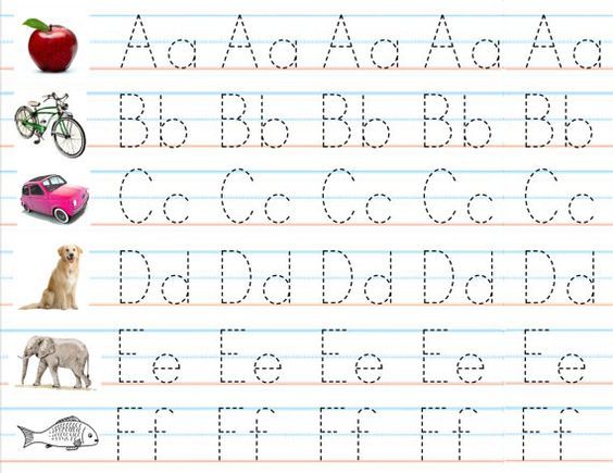 Alphabet Practice Sheets For Preschoolers