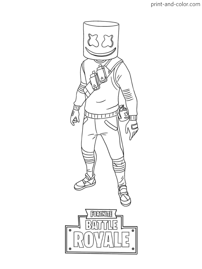 Fortnite Coloring Pages To Print