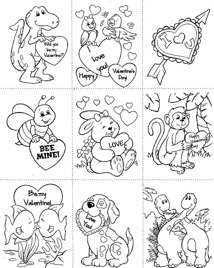 Valentines Colouring Pages