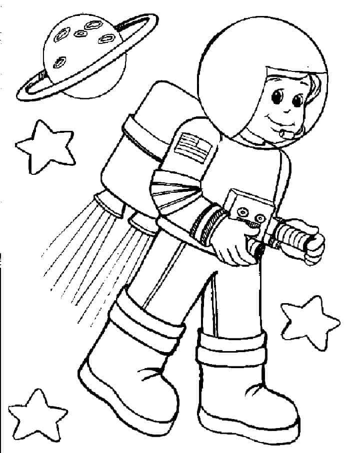 Astronaut Coloring Pages Free Printables