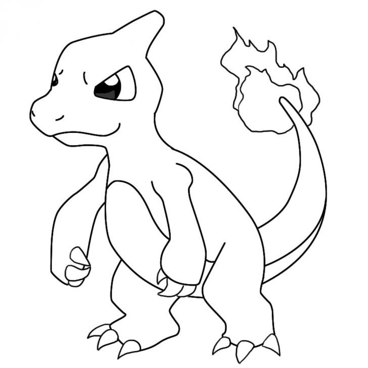 Charmander Coloring Pages Free