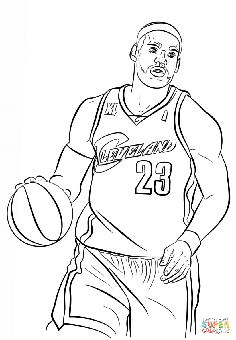 Lebron James Coloring Pages