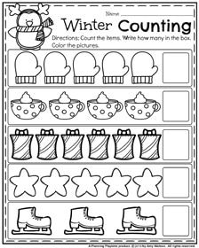 Winter Worksheets For Preschool