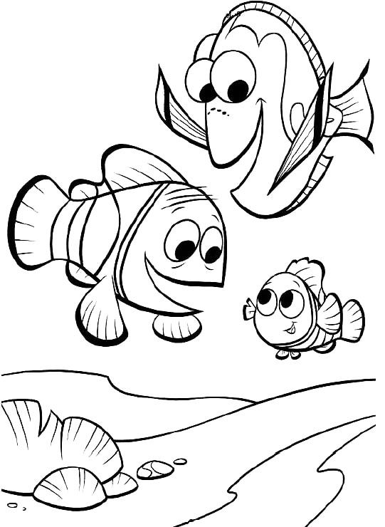 Nemo Coloring Pages Free