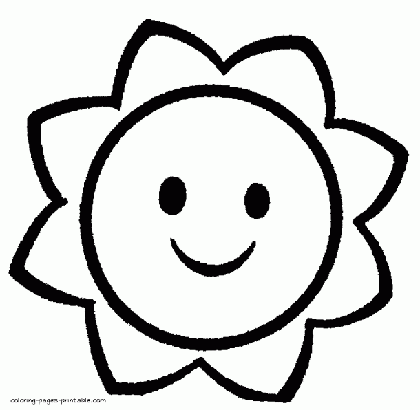 Blank Coloring Pages Easy