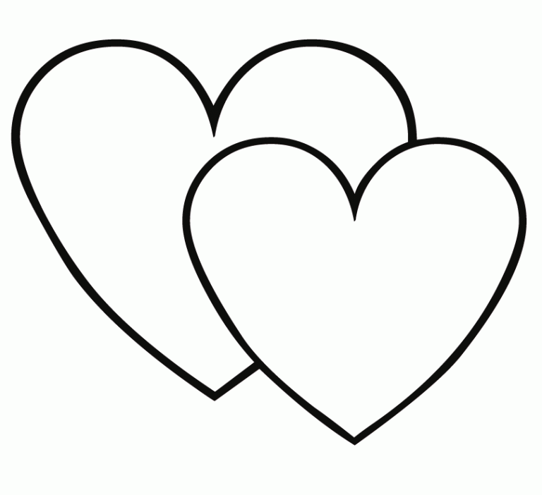 Love Coloring Pages Hearts