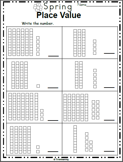 Tens And Ones Worksheets First Grade