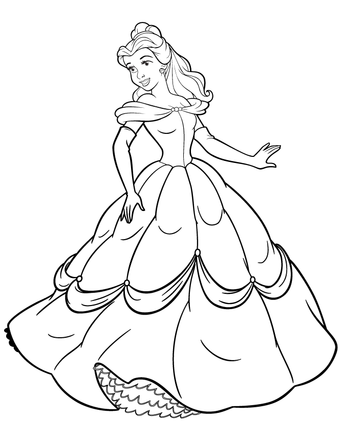Disney Coloring Sheets For Girls