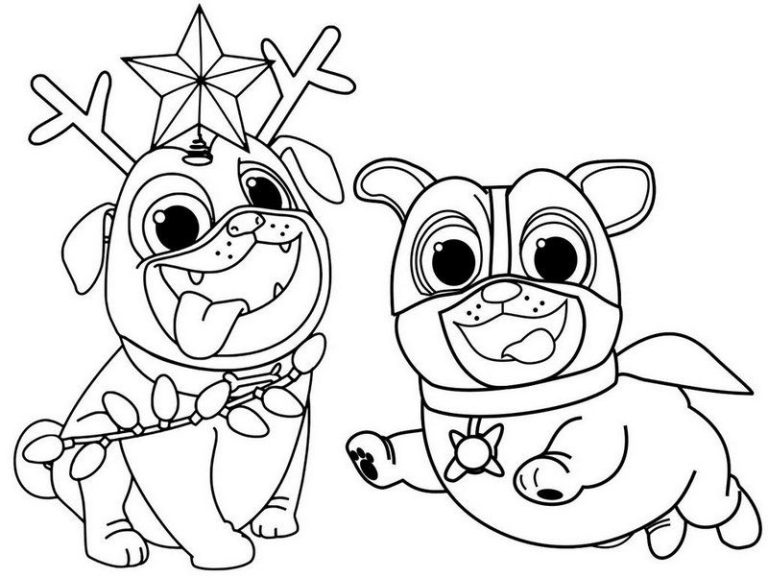 Puppy Dog Pals Coloring Pages Bingo