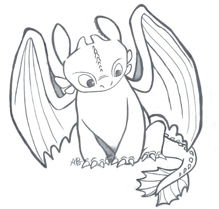 Toothless Coloring Pages