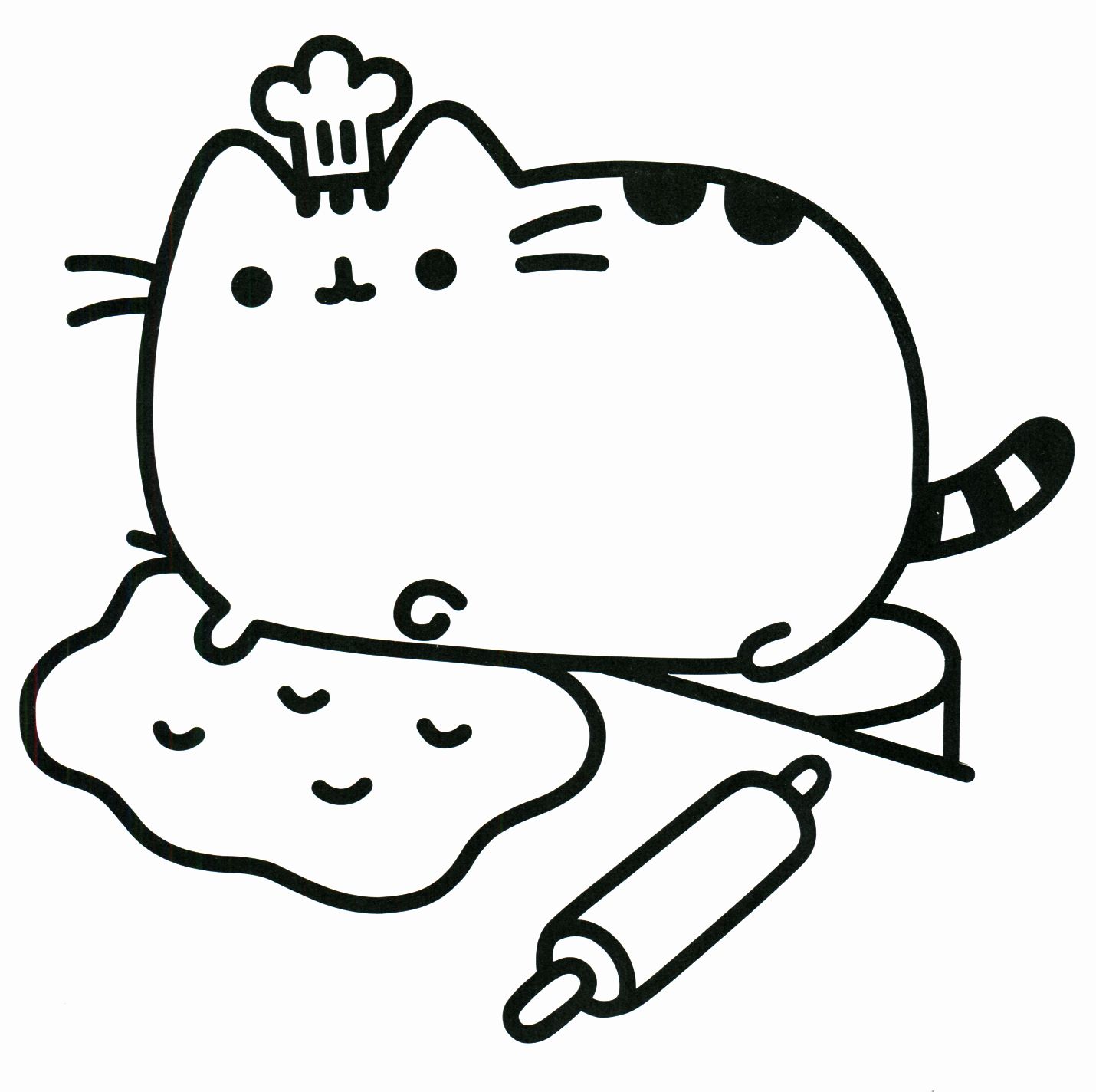 Pusheen Coloring Pages To Print