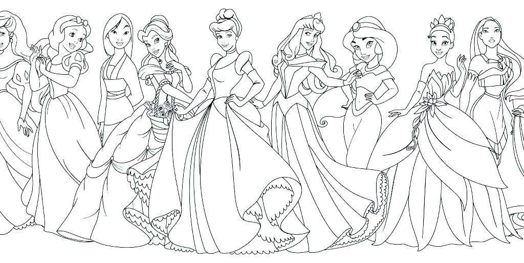 Coloring Pages For Girls Disney