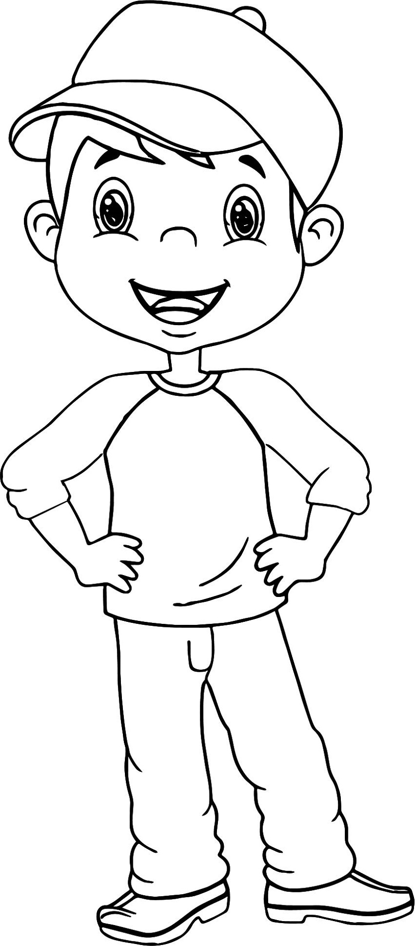 Cartoon Coloring Pages Boys