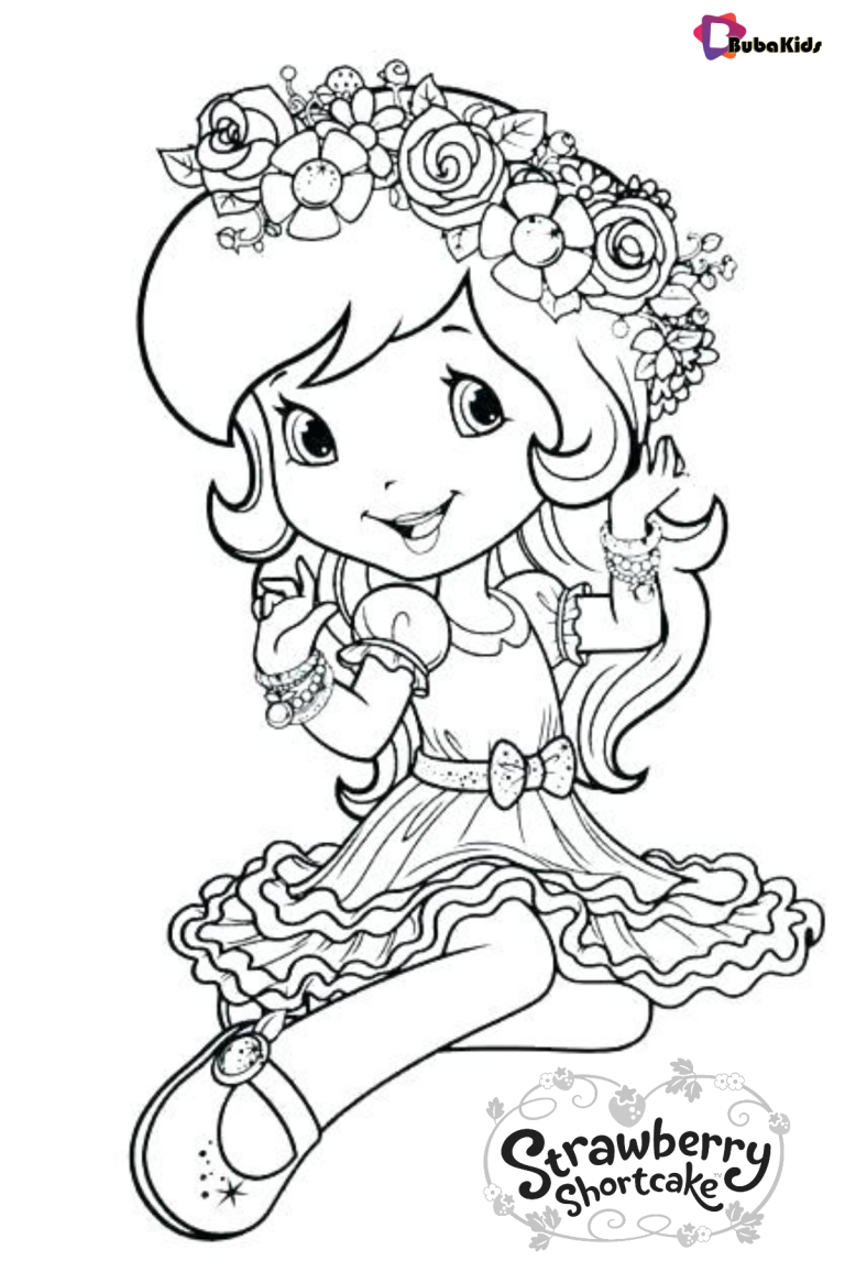 Strawberry Shortcake Coloring Pages Free