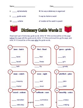 Teacher Answer Keys And The Worksheets