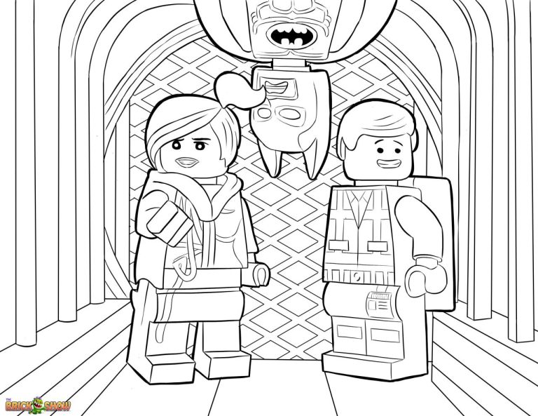 Emmet Lego Movie Coloring Pages
