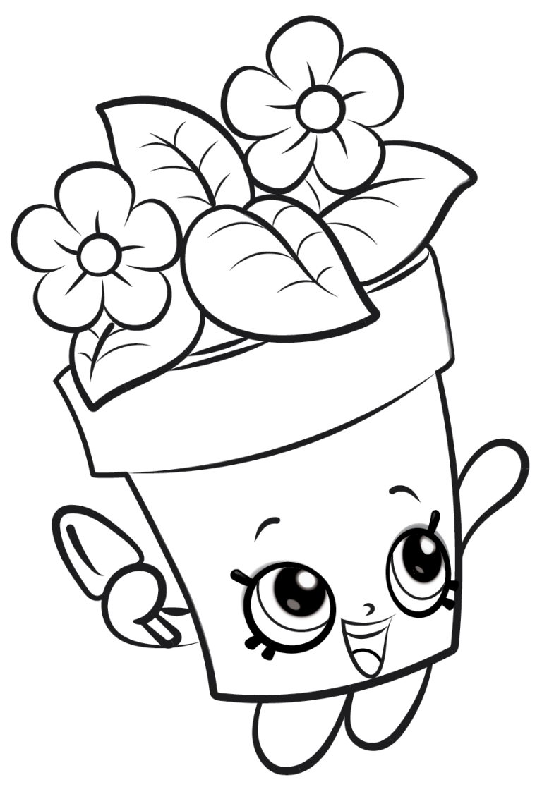 Shopkins Coloring Pages For Kids