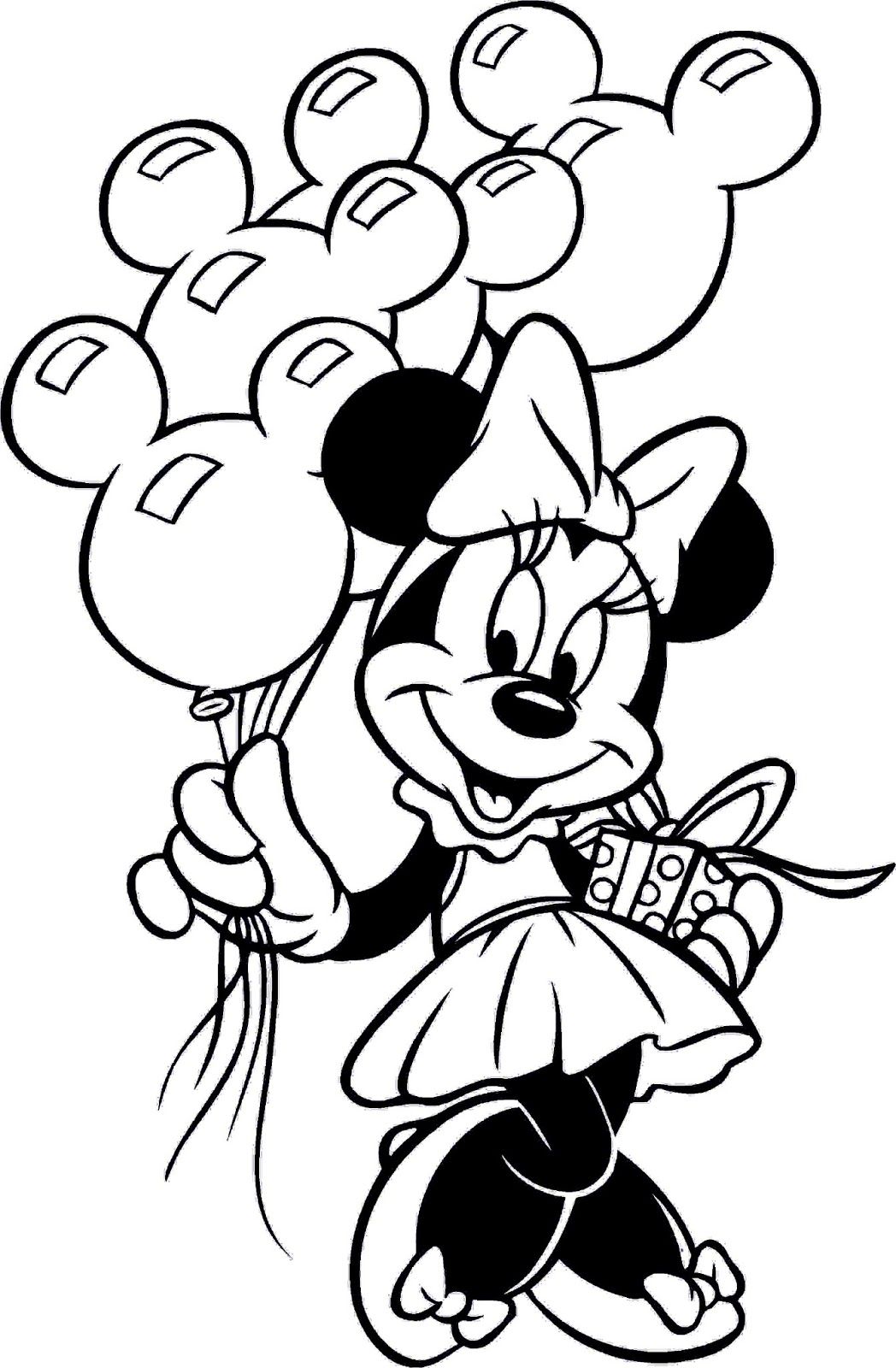 Minnie Coloring Pages