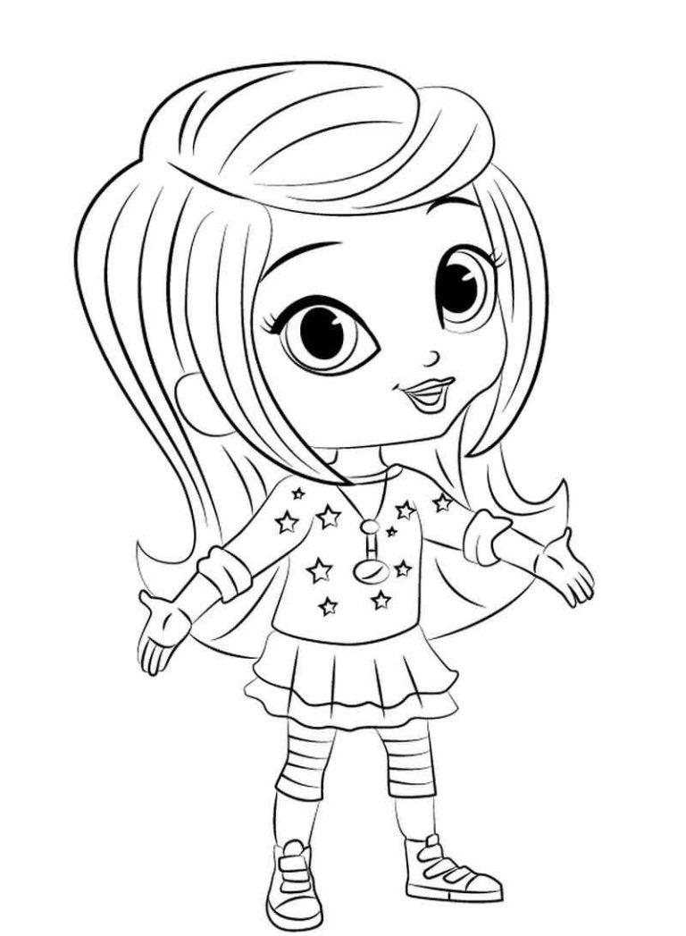 Shimmer And Shine Coloring Pages Leah
