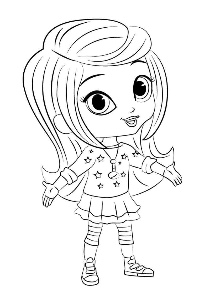 Shimmer And Shine Coloring Pages Leah
