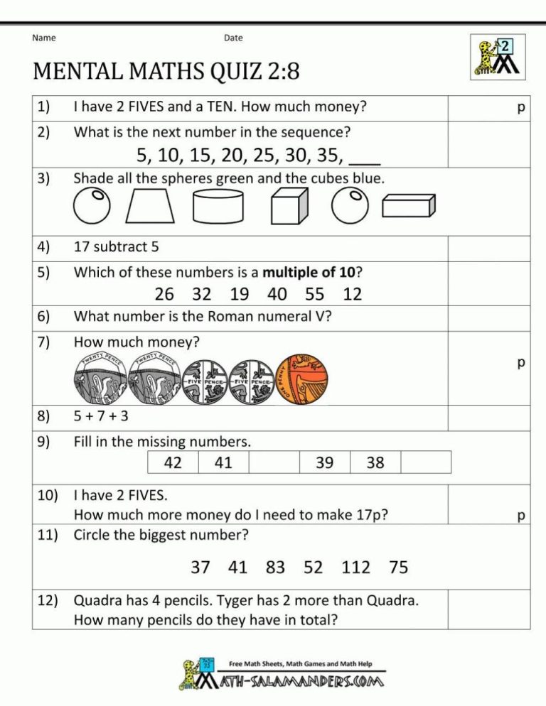 Year 8 Maths Worksheets Australia